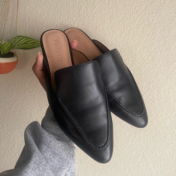 Madewell The Frances Skimmer Mule in Leather AM193 - Picture 2 of 5